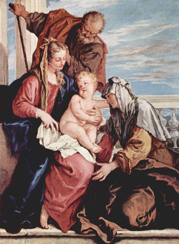 Sebastiano Ricci Heilige Familie mit Hl Anna